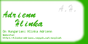 adrienn hlinka business card